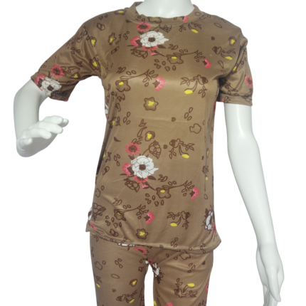 Malai Premium Printed Ladies Night Suit